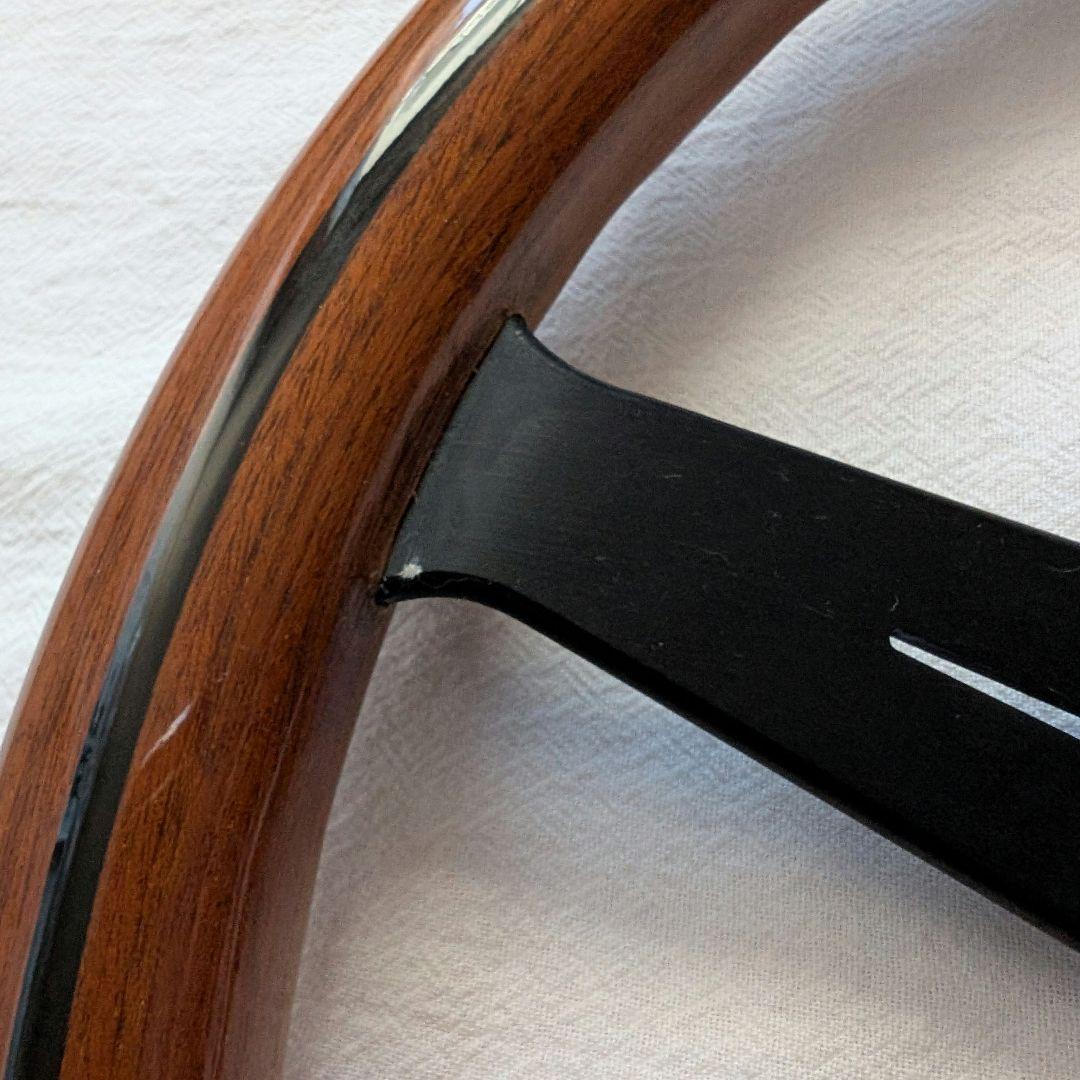 ナルディ　NARDI　ウッドステアリング　ホーンボタン　旧車　レトロ