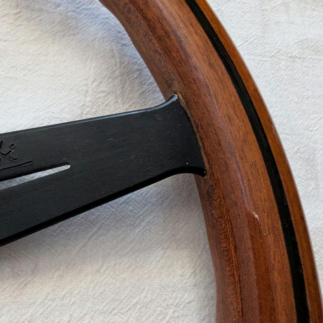 ナルディ　NARDI　ウッドステアリング　ホーンボタン　旧車　レトロ