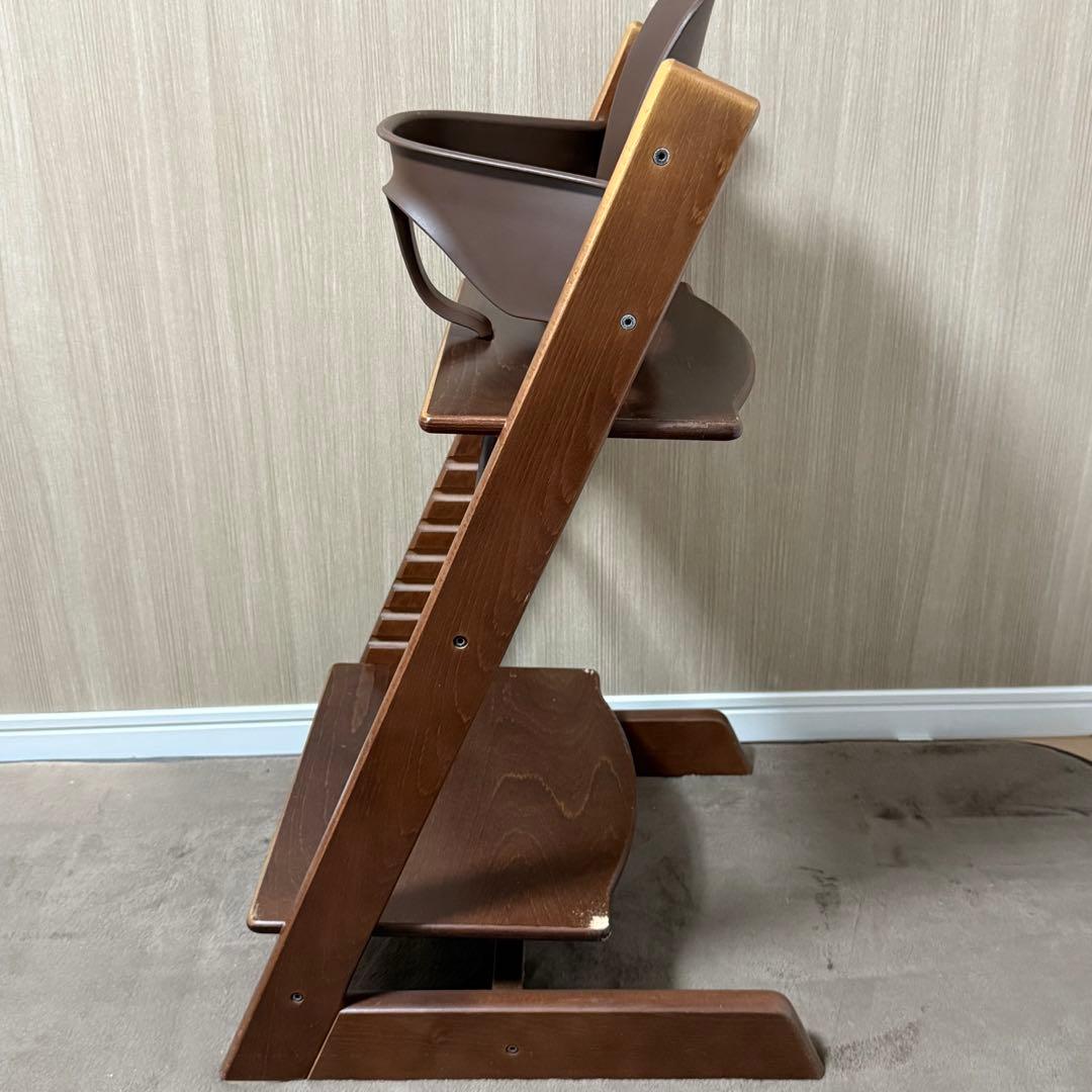 ストッケ　トリップトラップ　シリアル3 ベビーセット　ブラウン　茶色　ガード