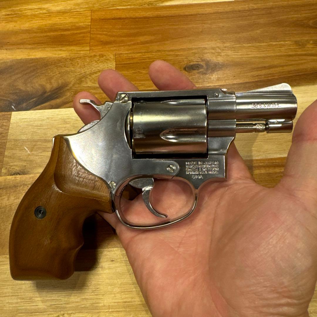 マルシンS&W M60 38.S&W.SPLチーフスペシャルリアルウッドグリップ