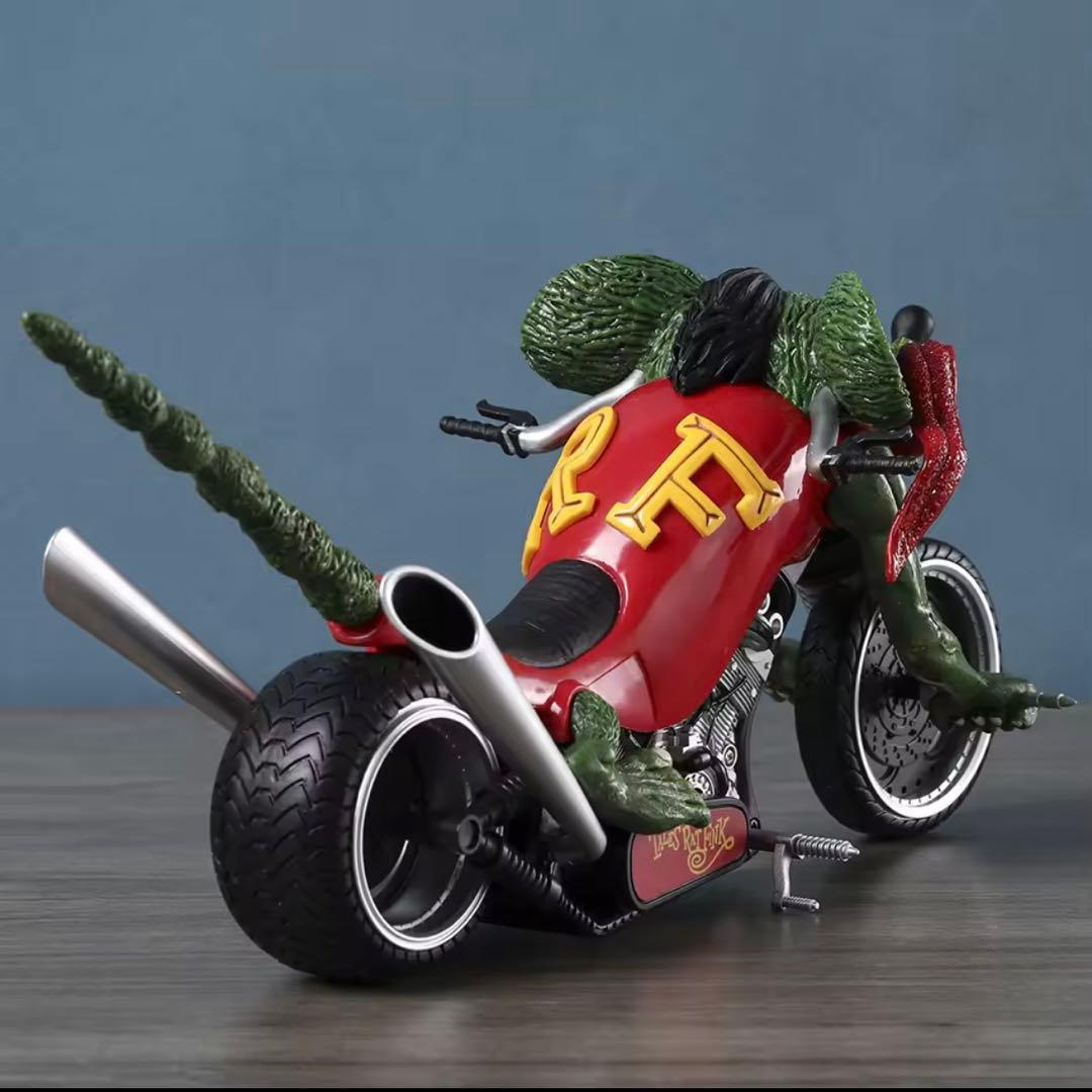 アメコミ Rat Fink Motorcycle Figure