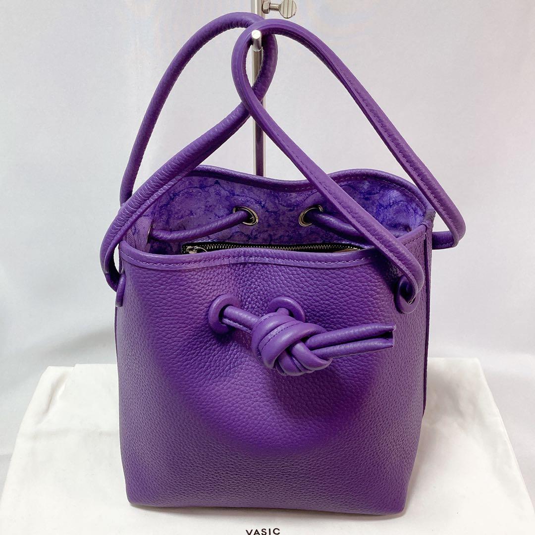 【美品】貴重 VASIC x J_O バッグ bond mini パープル