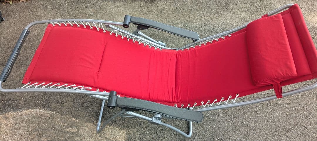 セール【Lafuma】ラフマ リクライニングチェアRSX マットタイプ（レッド）