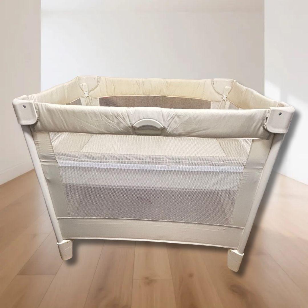 美品✨Aprica ココネルエアー 折りたたみ ベビーベッド ベージュ