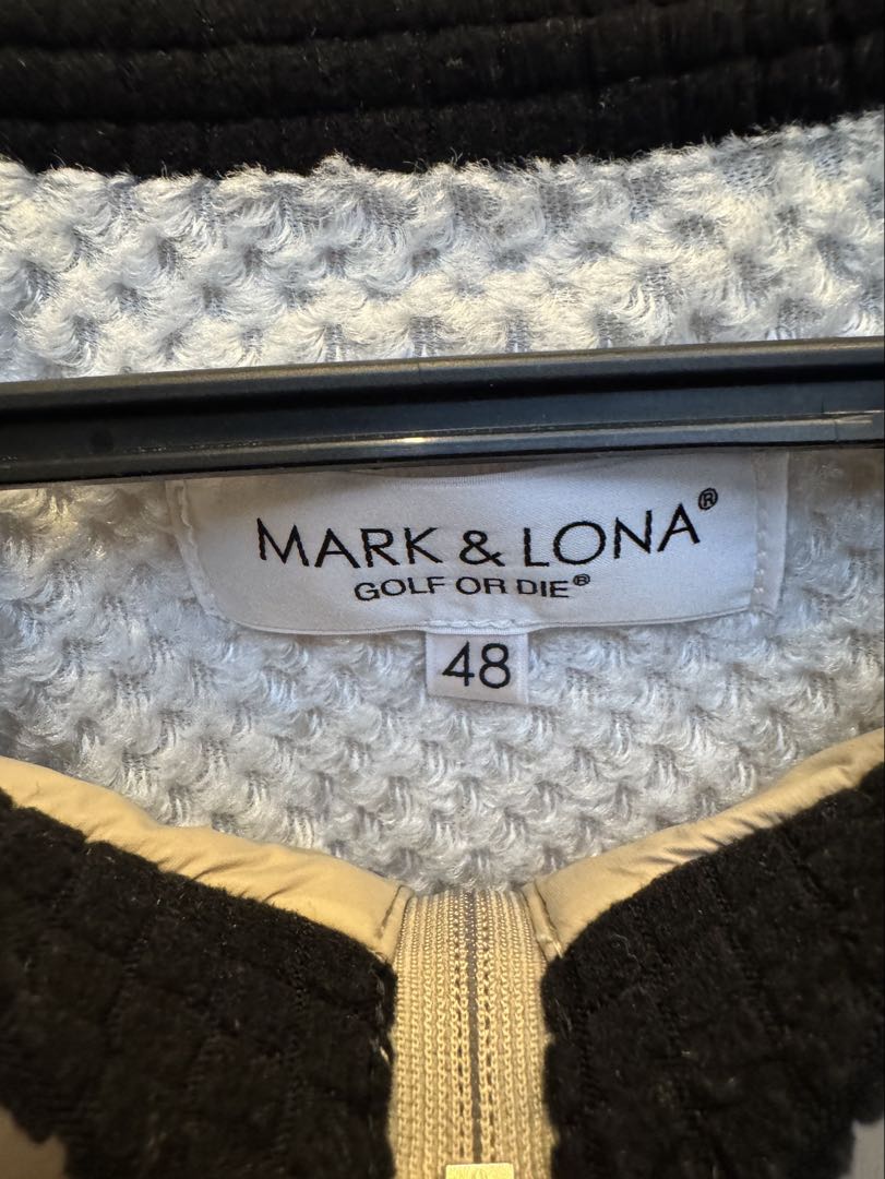 【美品】MARK & LONA ゴルフジャケット ベージュ　48（Ｌ)