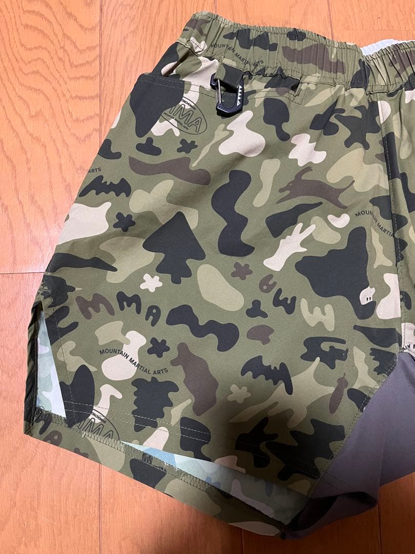 マウンテンマーシャルアーツ　MMA ランニングパンツ　カモフラ　迷彩　S