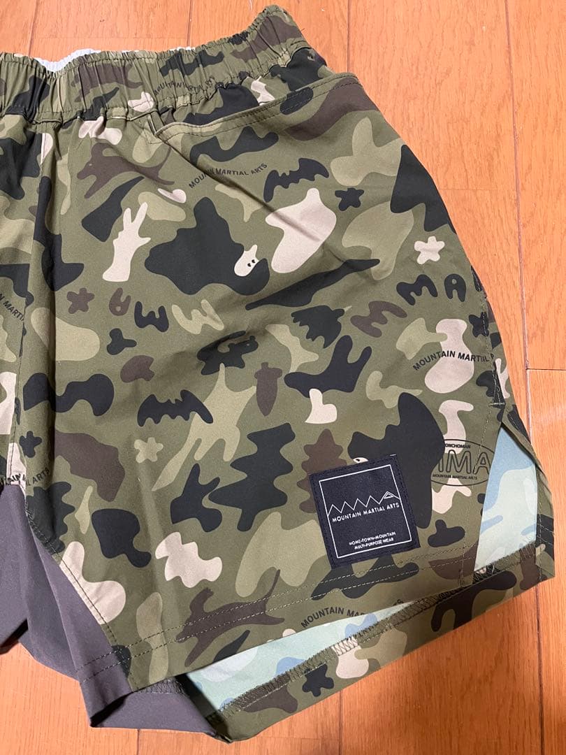 マウンテンマーシャルアーツ　MMA ランニングパンツ　カモフラ　迷彩　S