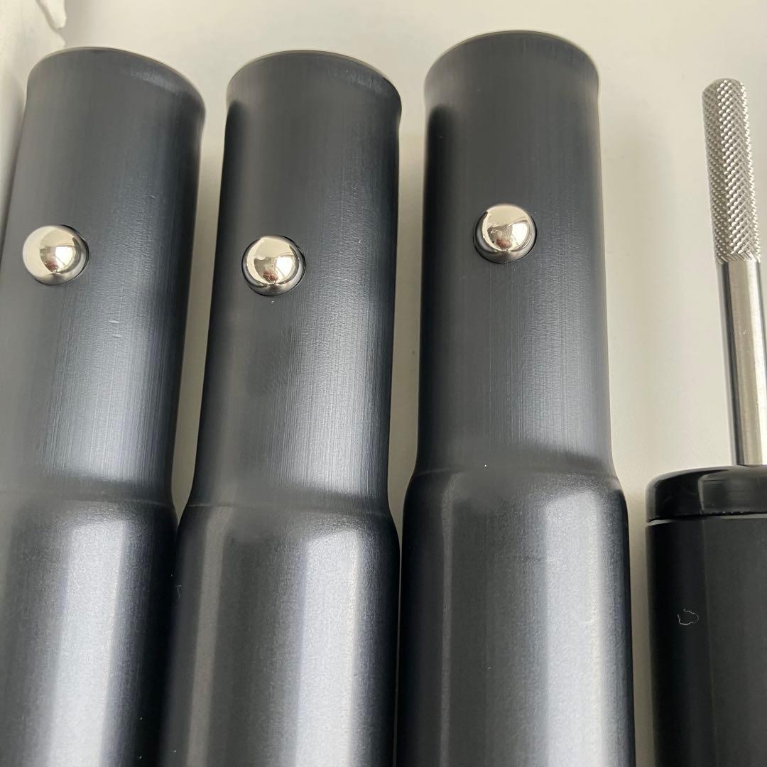 スノーピーク　ウイングポールブラック 240cm × 2セット①