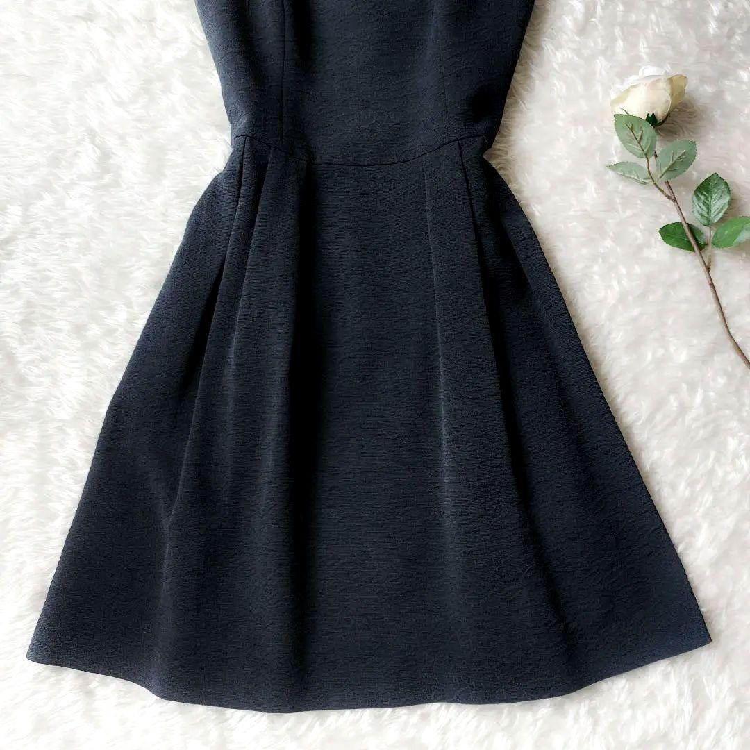 MNM様　美品✨ルネ　ブラックワンピース　フレア　ジャガード　フォーマル　36