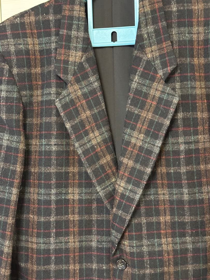 美品　COMME des GARCONS HOMME チェック柄ジャケット S