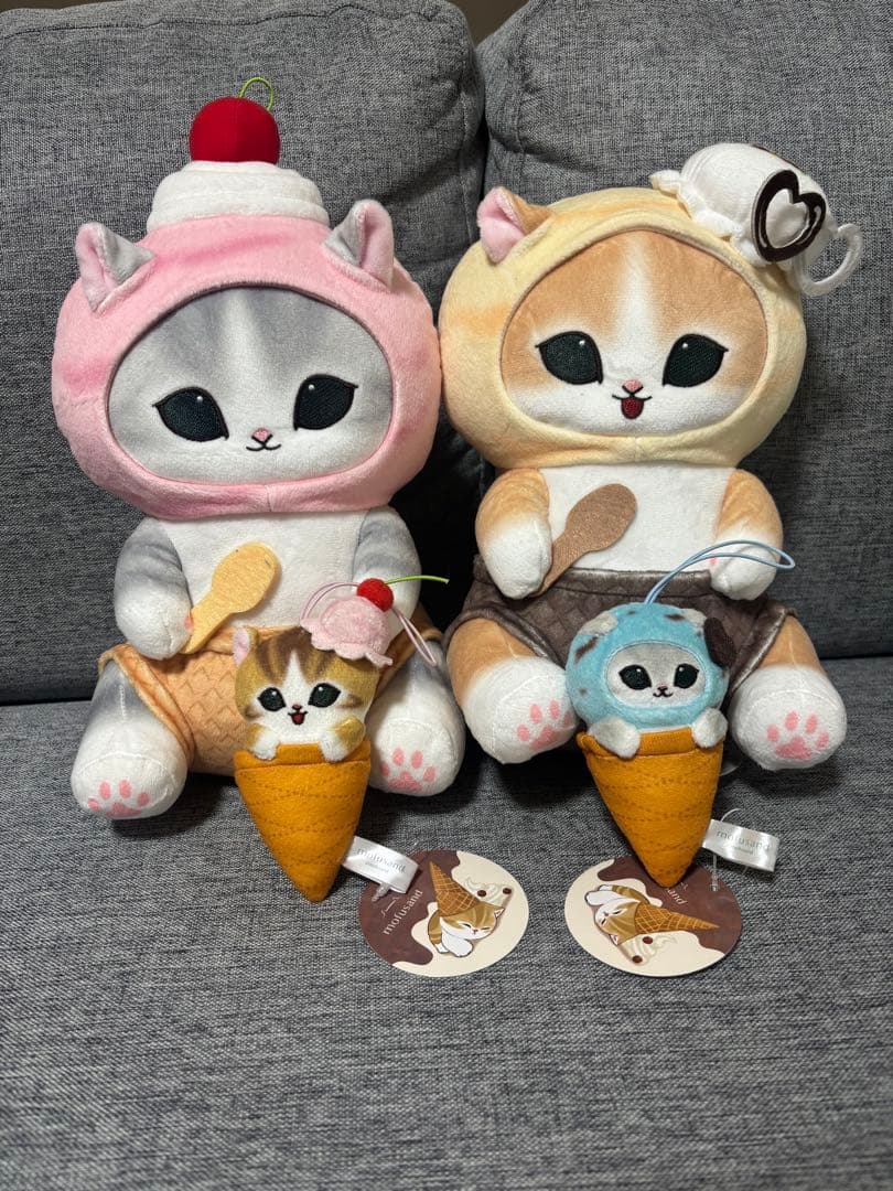 モフサンド☆BIGぬいぐるみ、マスコット☆２０個セット