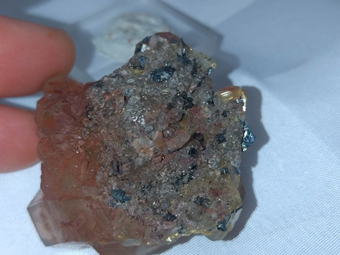 外国産鉱物 ブラジル産 ヘマタイトルチルクォーツ パワーストーン 原石