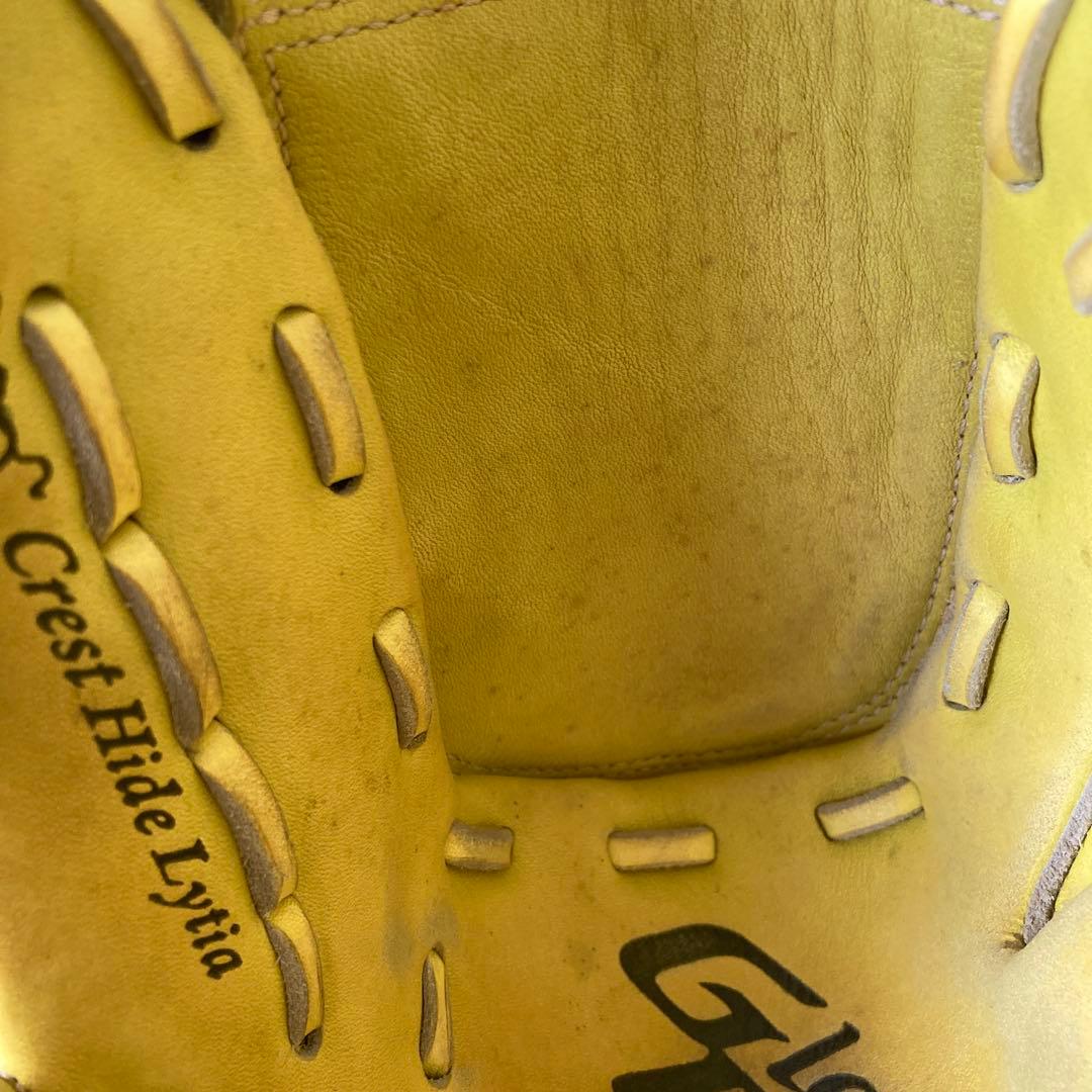 Mizuno Global Elite 投手用グローブ　イエロー(一般軟式用)