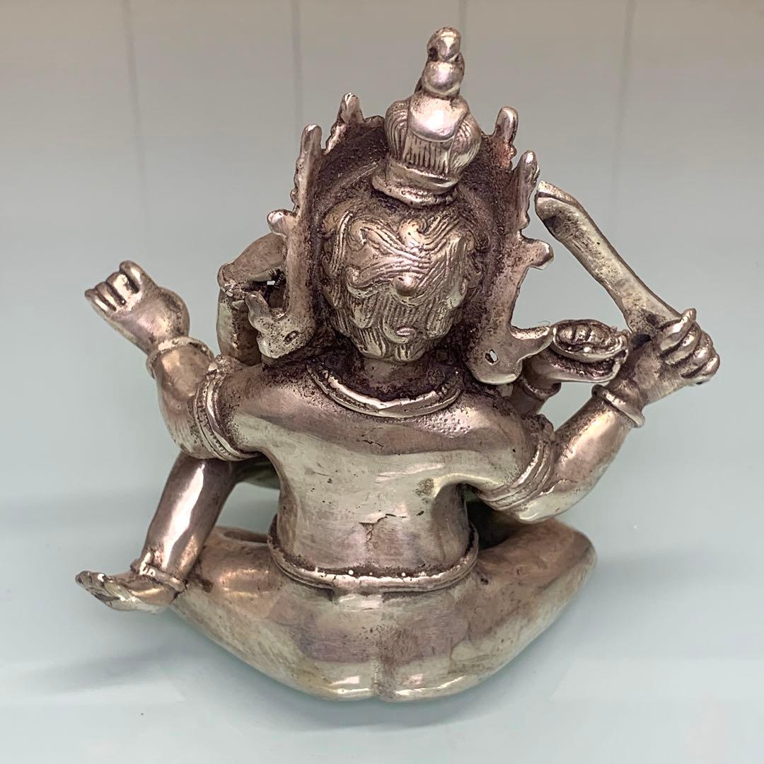 縁起物　仏壇　天王金剛仏と女灵仏 交歡 法王金剛劍持つ　金剛杵持つ　レア時代物