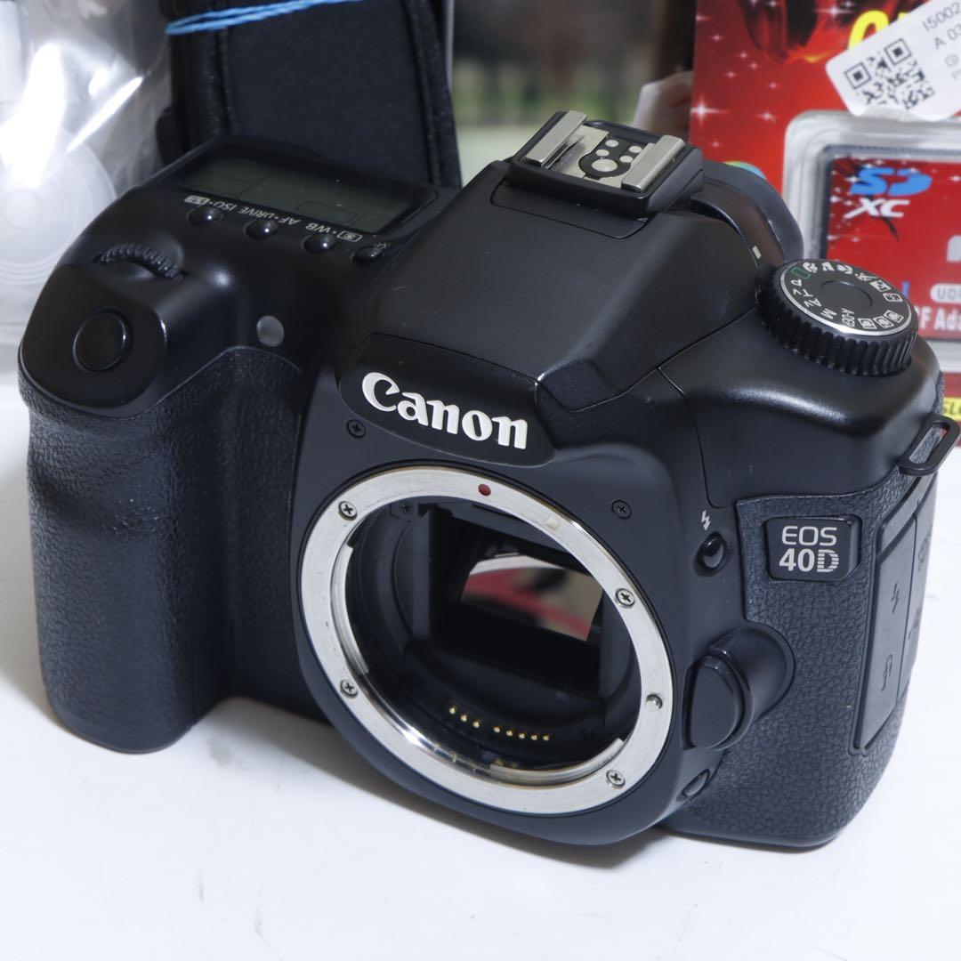 ★スマホに送れる一眼レフ★本格入門機★キャノンEOS40Dセット♪