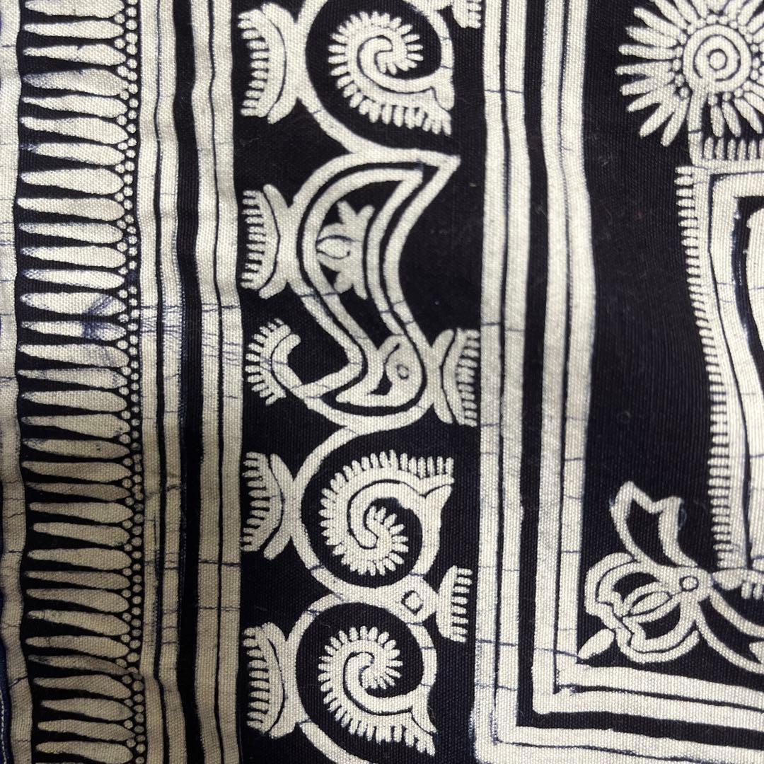 中国少数民族の古い青染め布