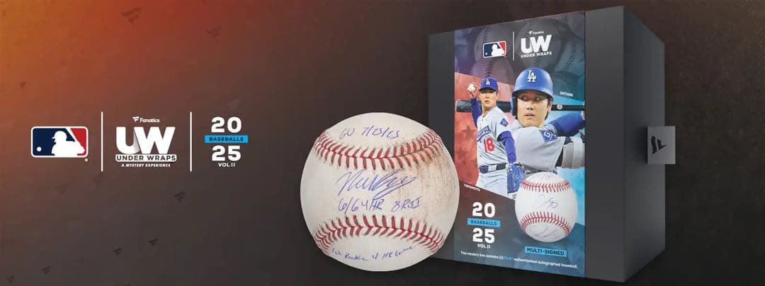 【新品未開封】MLB公式直筆サイン入り「シークレットコレクション Vol.2」