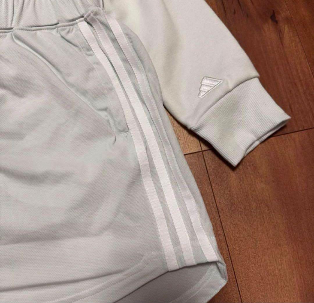 ショート丈　長袖　ポロスウェット　トレーナー　　スカート　セットアップ　新品