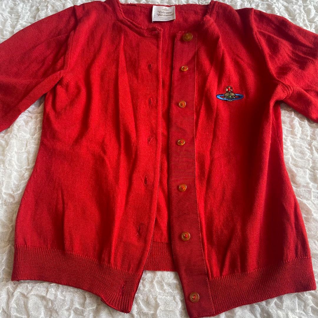 Vivienne Westwood ヴィヴィアンウエストウッド カーディガン　赤