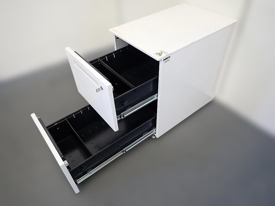 イトーキ　2段キャスターワゴン　17-0637