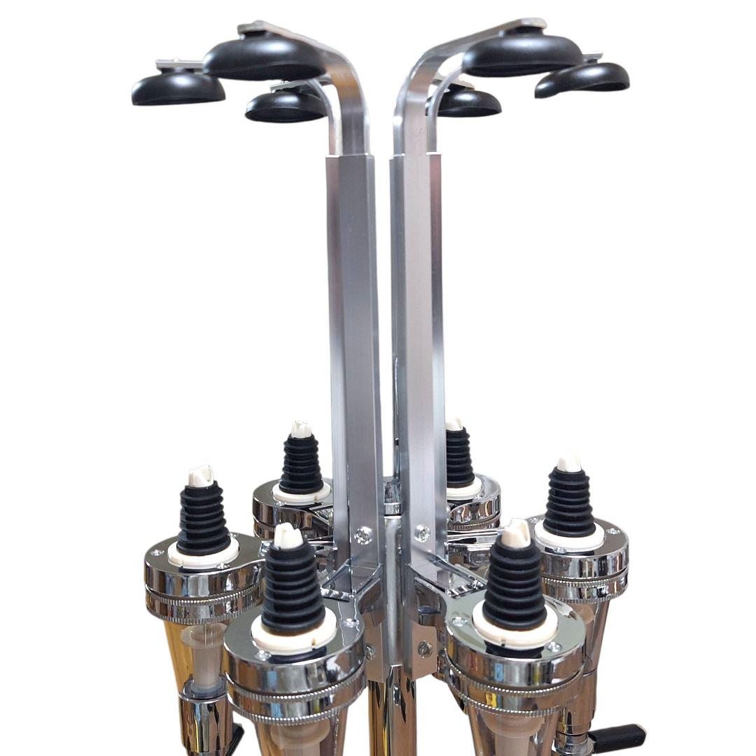 回転式 6連 ボトルディスペンサー 動作確認済 洗浄済 業務用 バー用品