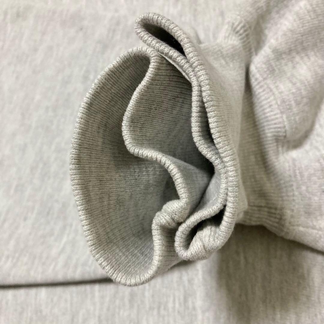 90s Championグレー リバースウィーブ 刺繍タグ USA製XLサイズ