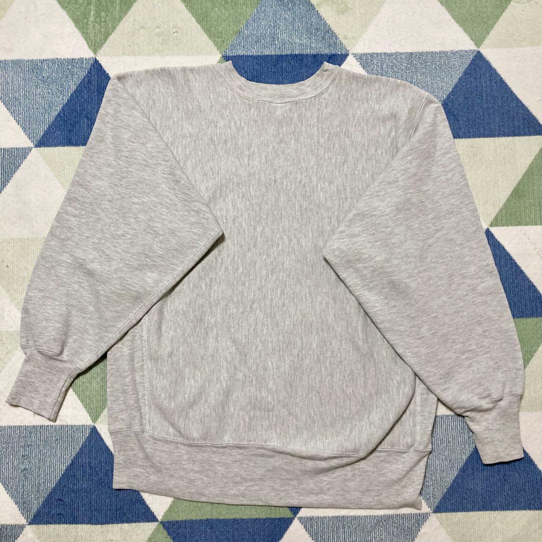 90s Championグレー リバースウィーブ 刺繍タグ USA製XLサイズ