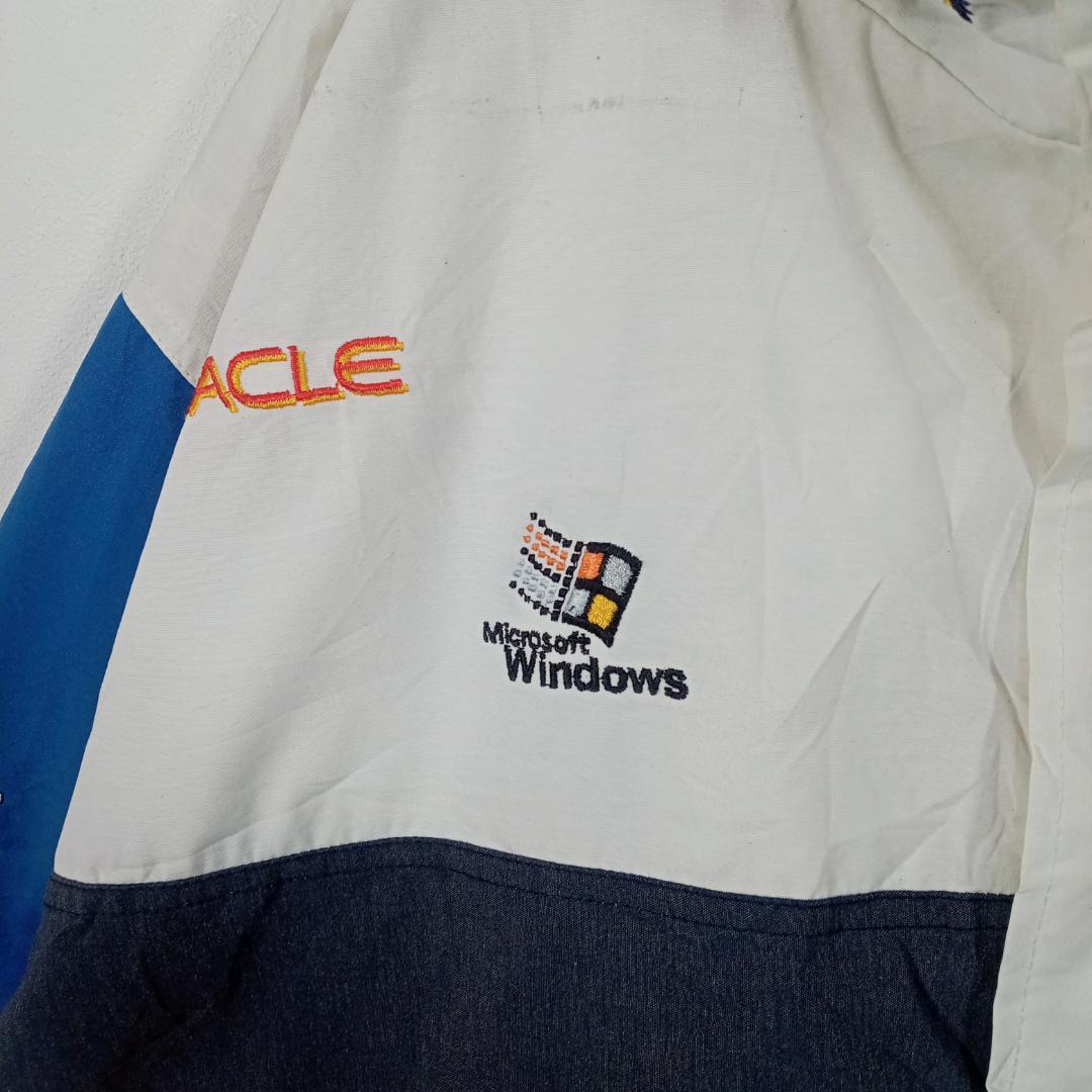 Windows ウィンドウズ　企業ロゴ ナイロンジャケット　マイクロソフト