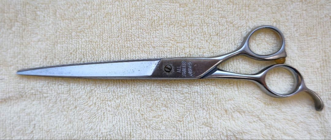 大洋No45　オールステンレス　トリミング ハサミ　18.8センチ
