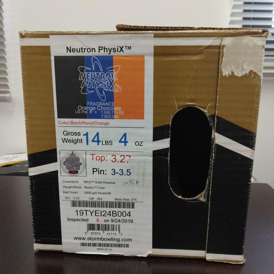 STORM NEUTRON PHYSIX ボウリングボール14p4oz