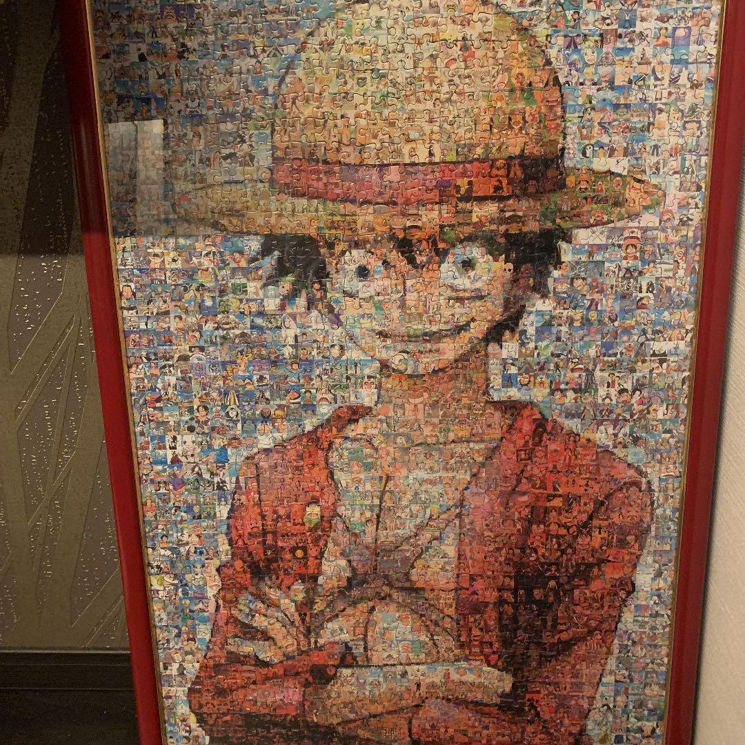 ワンピース　鬼滅の刃　センピースパズル額縁あり