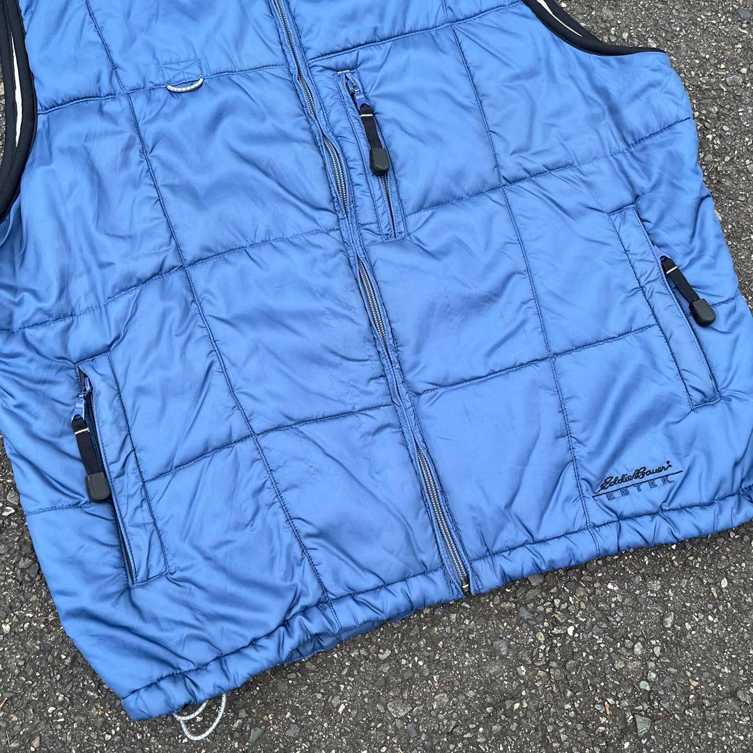 90s 00s EBTEK Primaloft ダウンベスト 中綿 テック