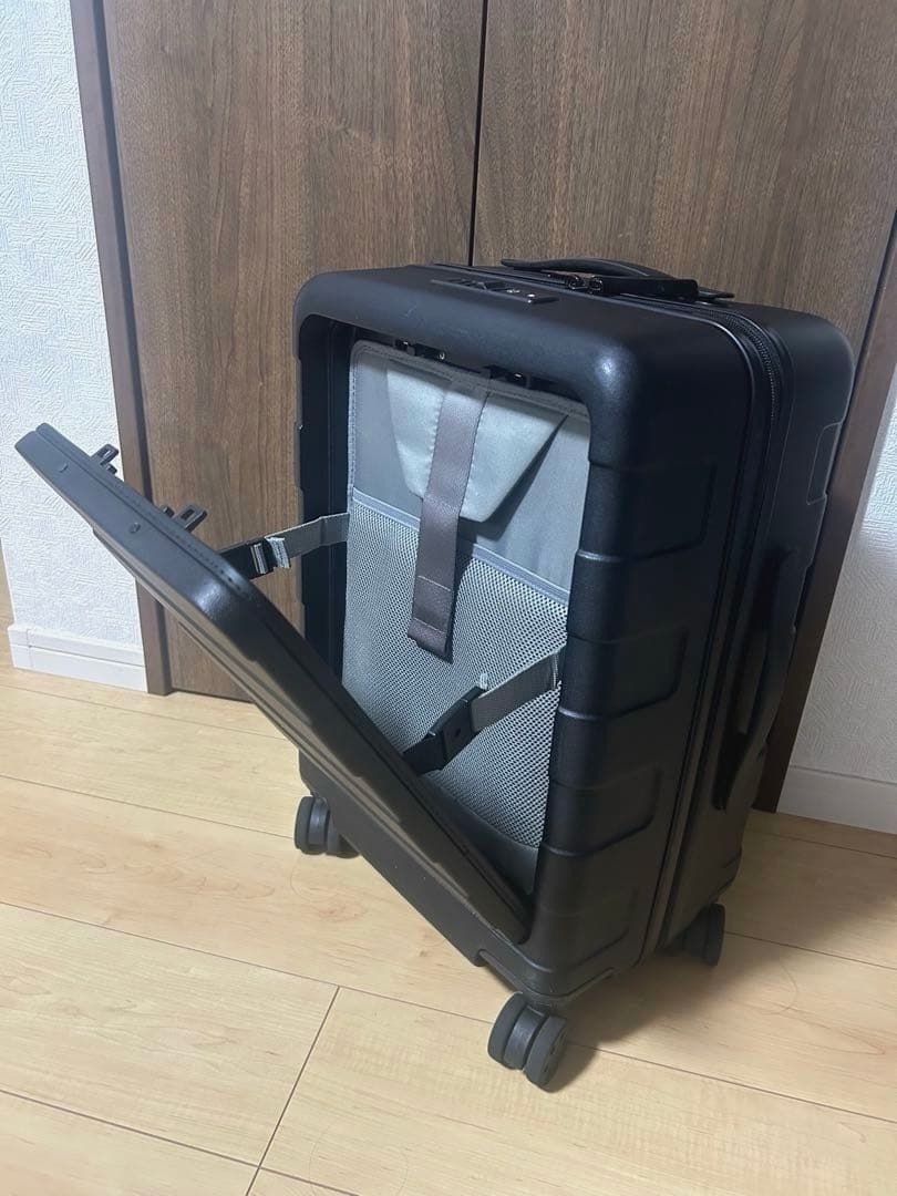 【無印良品　人気のフロントオープンタイプ】 機内持ち込み可　キャリーケース32L