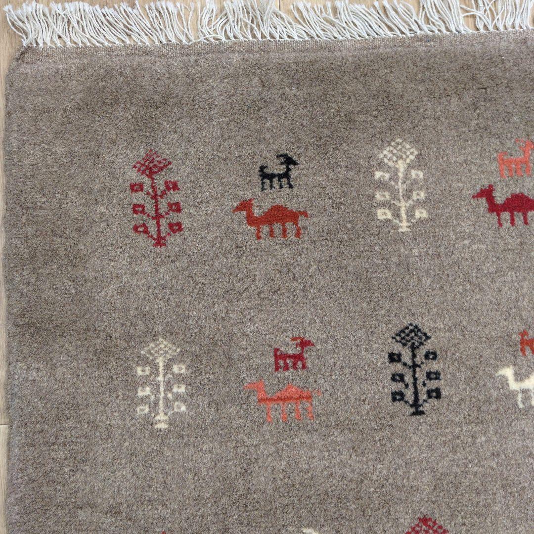 Winter SALE ペルシャ絨毯　ギャッベ　新品 147x105cm