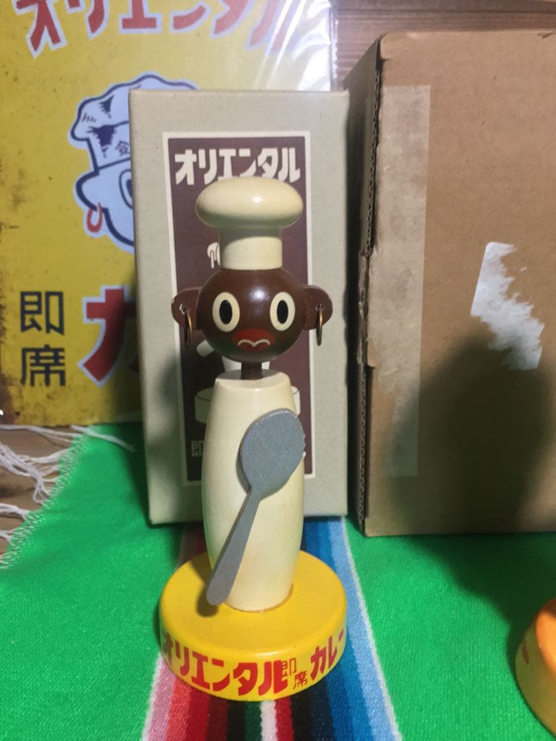 ★オリエンタルカレー★ガラス★容器★陶器★木製★人形★ボビングヘッド★ブリキ看板