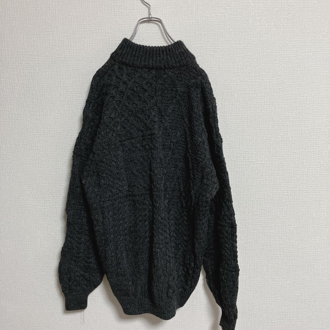 新品CARRAIG DONNフィッシャーマンズセーター未使用キャレイグドングレー