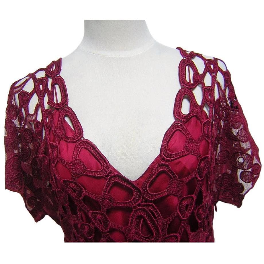 win　VIVIENNE TAM ヴィヴィアンタム レースレイヤードドレス