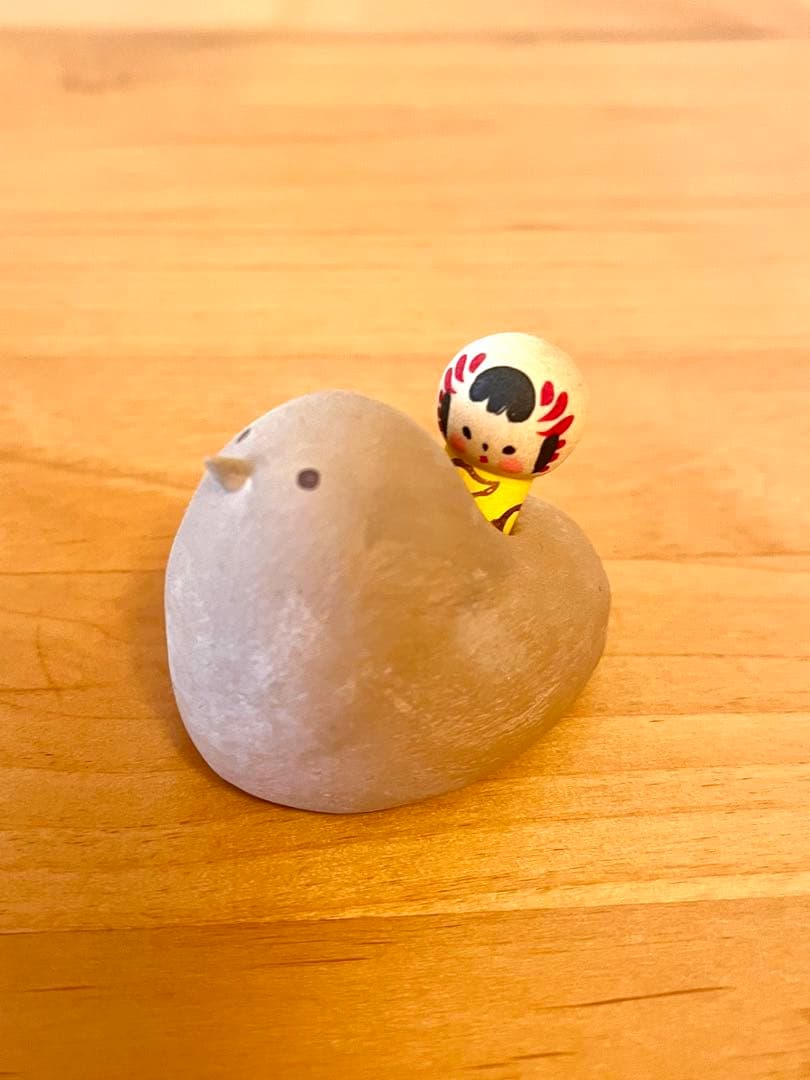 miulabo こけし　紫陽花かたつむり　コーヒー牛乳　　博多銘菓ひよことこけし