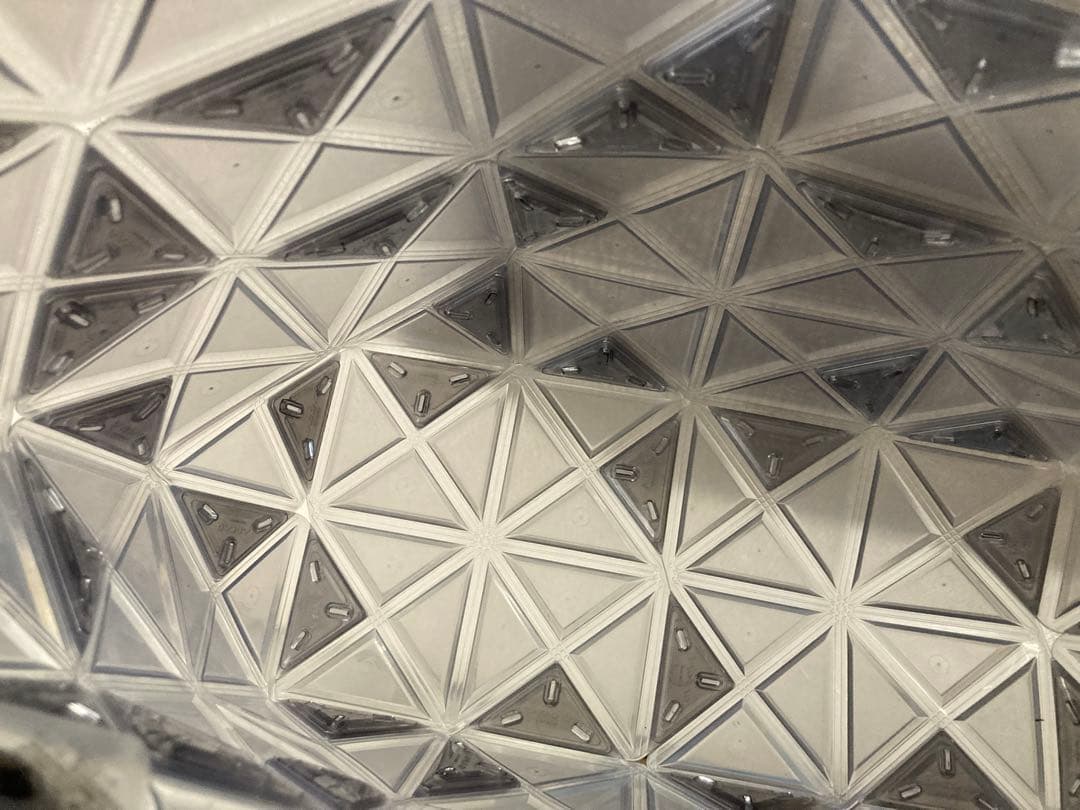 BAOBAO ISSEY MIYAKE DAZZLE トートバッグ クリアグレー