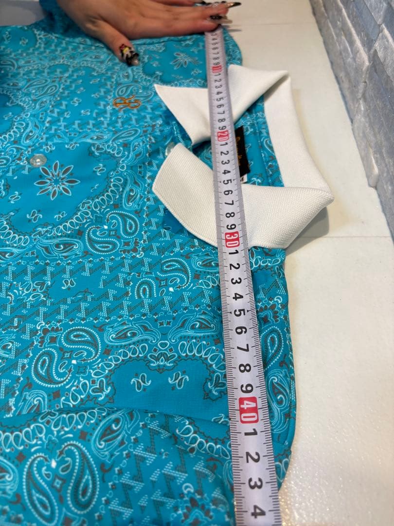 レザレクション ターコイズ 総柄 ペイズリー柄 セットアップ