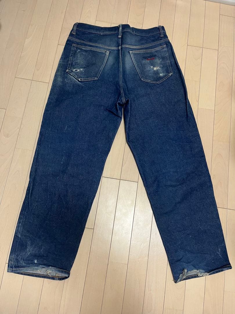 うめちゃん supreme デニムパンツ 濃紺