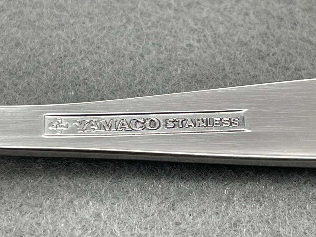 【未使用】銀スプーン　６本、YAMACO AZUMA 山崎金属　６本　計１２本