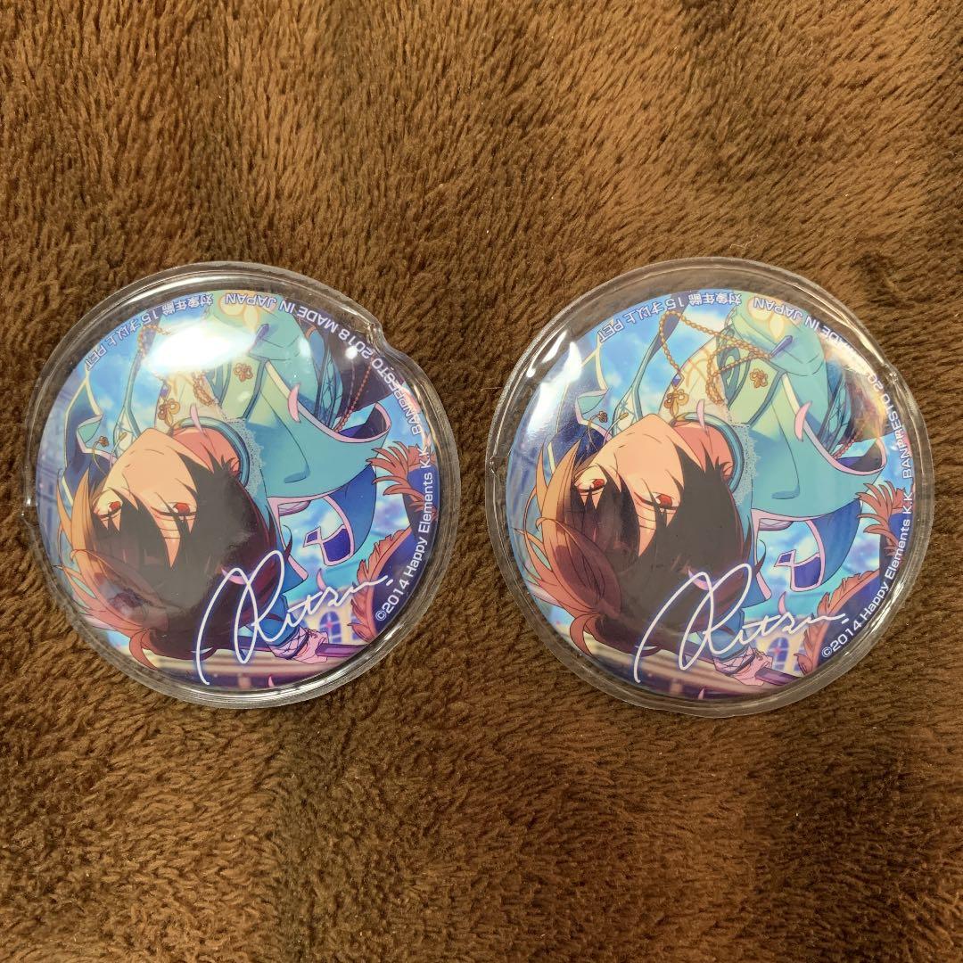 あんスタ　朔間 凛月　バラ缶　缶バッジ　フルール　フルールドリス　サイン