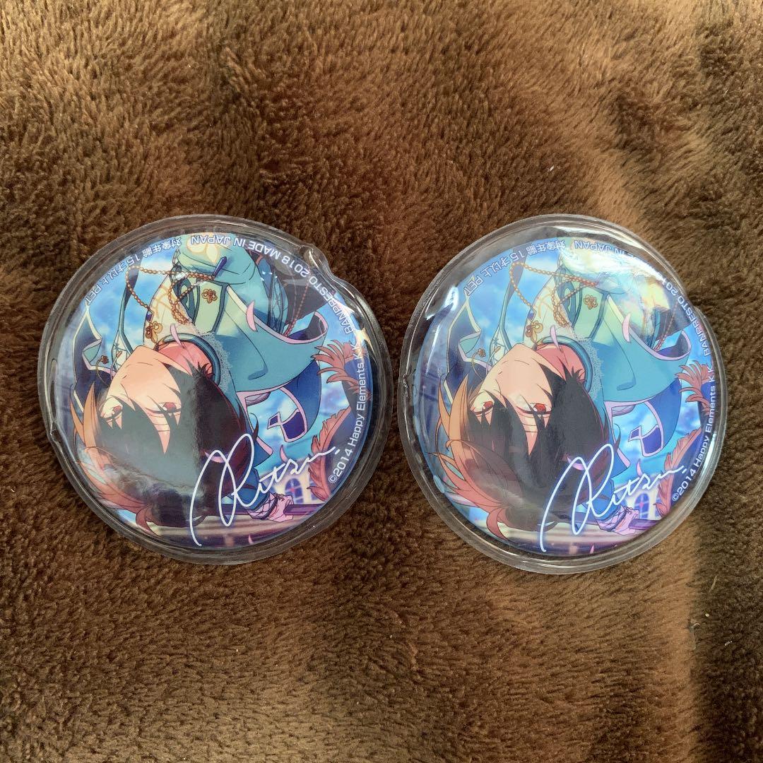 あんスタ　朔間 凛月　バラ缶　缶バッジ　フルール　フルールドリス　サイン