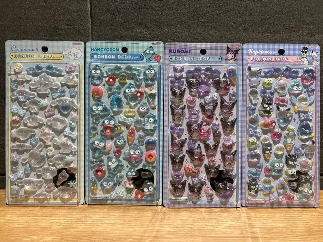 【正規品】ボンボンドロップシールスヌーピー4種サンリオ第二弾8種12点セット