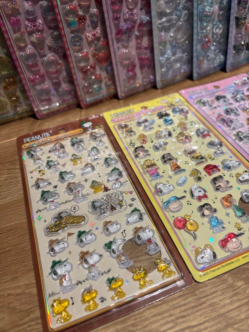 【正規品】ボンボンドロップシールスヌーピー4種サンリオ第二弾8種12点セット