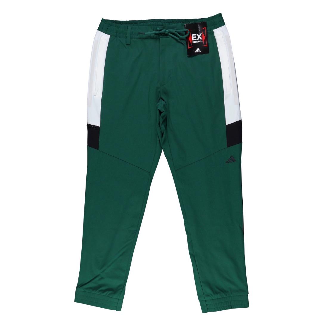 【82】秋冬 定価14,300円 アディダス ゴルフ ジョガーパンツ 緑