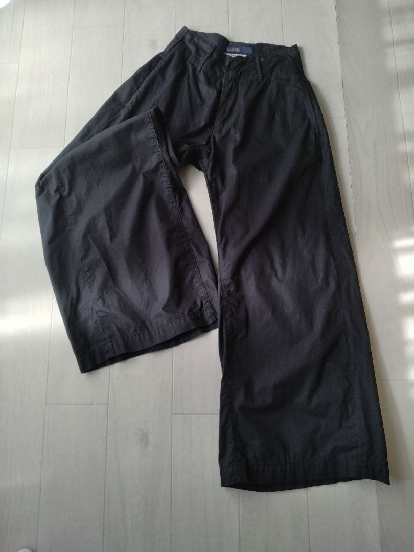 キャピタル KAPITAL ギャザーワイド ヌーボーパンツ サイズ0 日本製