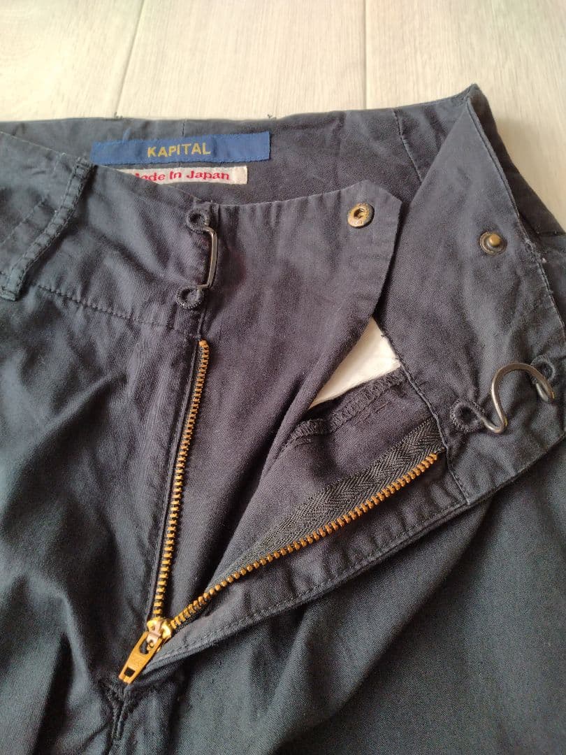 キャピタル KAPITAL ギャザーワイド ヌーボーパンツ サイズ0 日本製