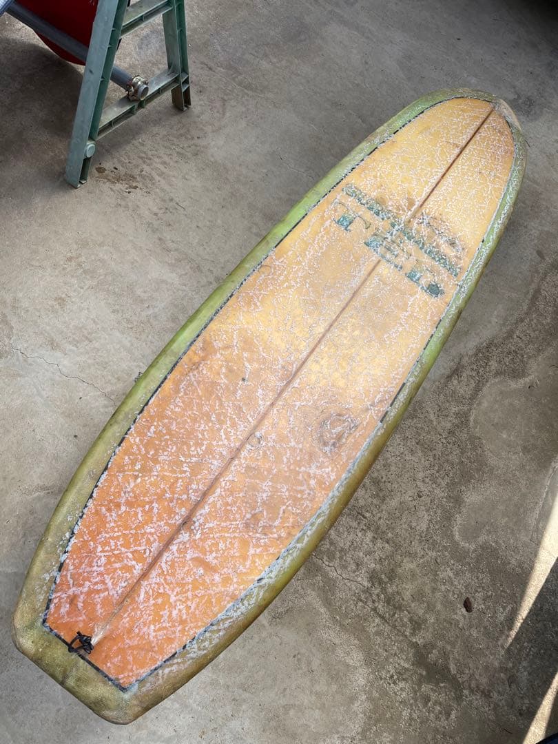 TEDサーフボード　ビンテージ　ミッドレングス　シングル　テッド　7.4f